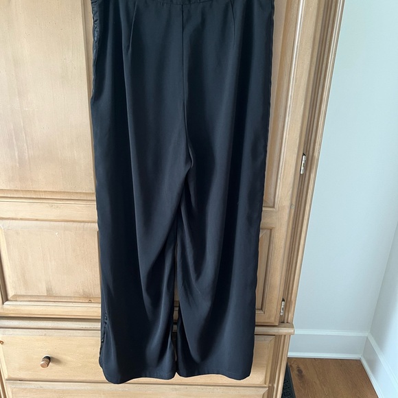 Black Tuxedo pants for women - Picture 3 of 9